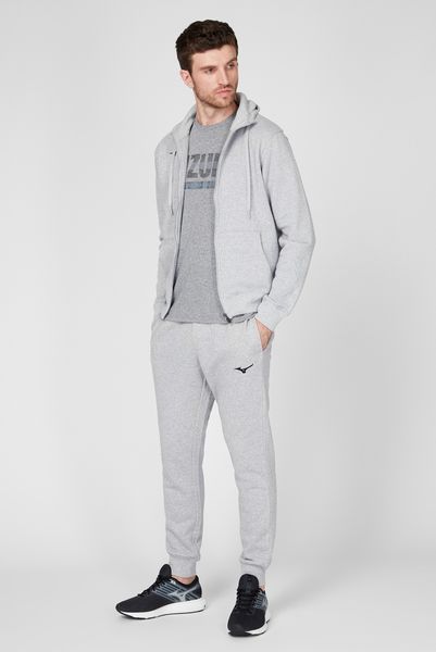 Штани Mizuno Men Sweat Pant чоловічі світло-сірі S (32ED701005) 32ED701005 фото