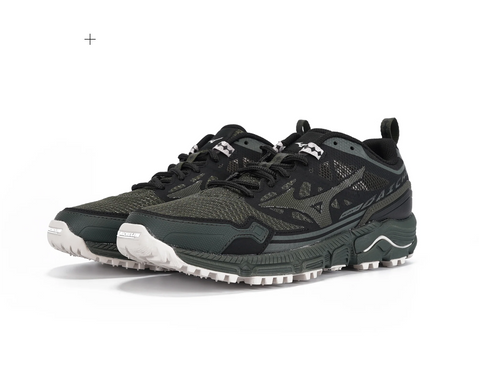 Кросівки Mizuno Wave Daichi LS унісекс темно-зелені/чорні 44.5 (D1GA261003) D1GA261003 фото