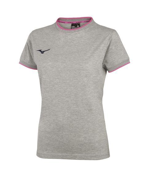Футболка Mizuno Wom Mizuno Tee жіноча світло-сіра M (32EA724005) 32EA724005 фото