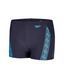 Плавки Speedo Monogram Aquashort дитячі чорні/блакитні 22,UK (809314A758) 809314A758 фото 4