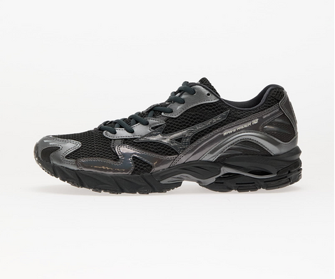 Кросівки Mizuno Wave Rider 10 чоловічі чорні/срібні (D1GA243108) 42.5 D1GA243108 фото