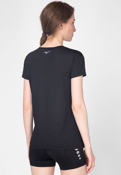 Футболка Mizuno Alpha Vent Tee жіноча чорна (J2GA923509) XS J2GA923509 фото