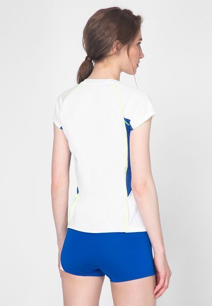 Футболка Mizuno Wom Premium Tee жіноча біла/синя (U2EA720271) 3XL U2EA720271 фото