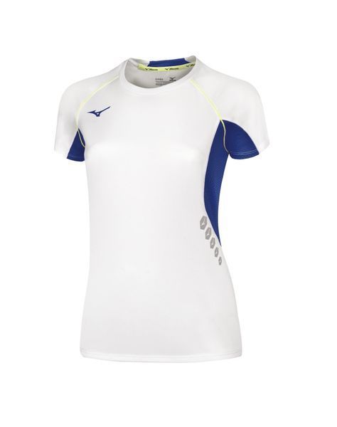 Футболка Mizuno Wom Premium Tee жіноча біла/синя (U2EA720271) 3XL U2EA720271 фото