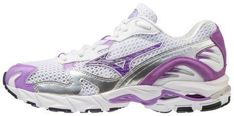 Кросівки Mizuno Wave Rider 10 чоловічі білі/фіолетові 44.5 (D1GA203004) D1GA203004 фото