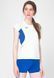 Футболка Mizuno Wom Premium Tee жіноча біла/синя (U2EA720271) 3XL U2EA720271 фото 1