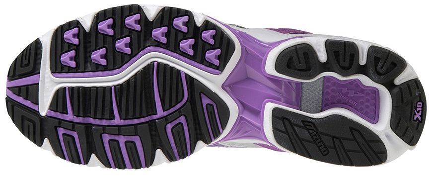 Кросівки Mizuno Wave Rider 10 чоловічі білі/фіолетові 44.5 (D1GA203004) D1GA203004 фото