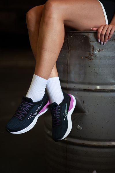 Жіночі кросівки Mizuno WAVE REVOLT 3 (J1GD248123) темно-синій півонія/білий 36.5 J1GD248123 фото