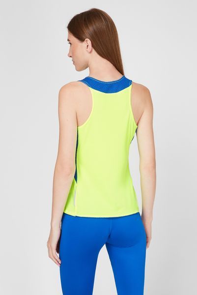 Майка Mizuno Wom Premium Singlet жіноча лаймова/синя (U2EA720144) 3XL U2EA720144 фото