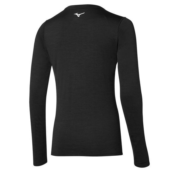 Футболка з довгим рукавом Mizuno Impulse Core LS Tee жіноча чорна (J2GA772209) XS J2GA772209 фото