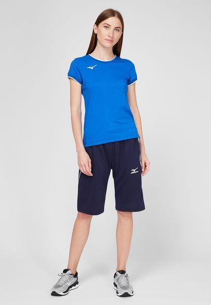 Футболка Mizuno Wom Mizuno Tee жіноча синя XL (32EA724022) 32EA724022 фото
