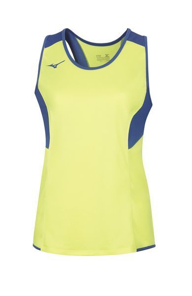 Майка Mizuno Wom Auth Singlet жіноча жовта/синя (U2EA730144) 3XL U2EA730144 фото