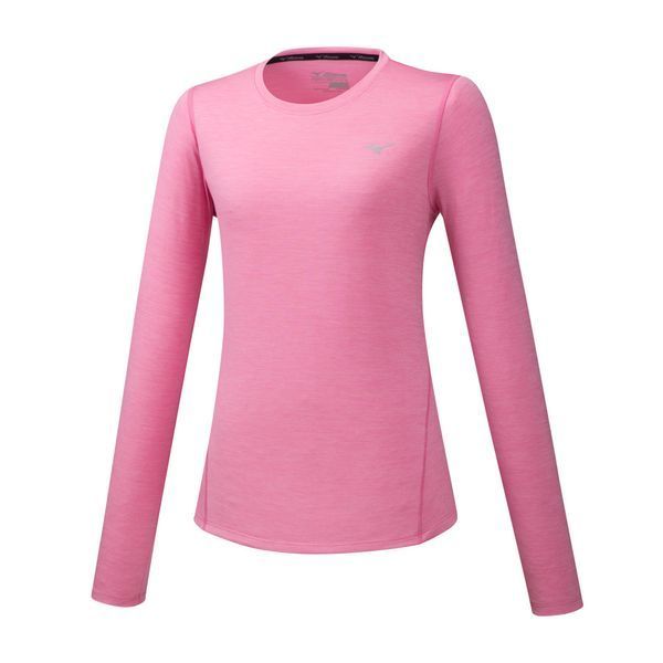 Футболка з довгим рукавом Mizuno Impulse Core LS Tee жіноча рожева (J2GA772264) XXS J2GA772264 фото