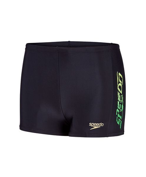 Плавки Speedo Logo Panel Aquashort дитячі чорні 22,UK (809312A772) 809312A772 фото