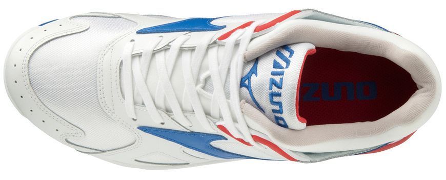 Кросівки Mizuno Sky Medal унісекс білі/червоні (D1GA192427) 44.5 D1GA192427 фото