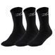 Шкарпетки Mizuno Training 3P Socks чоловічі чорні S (32GX6A5409)