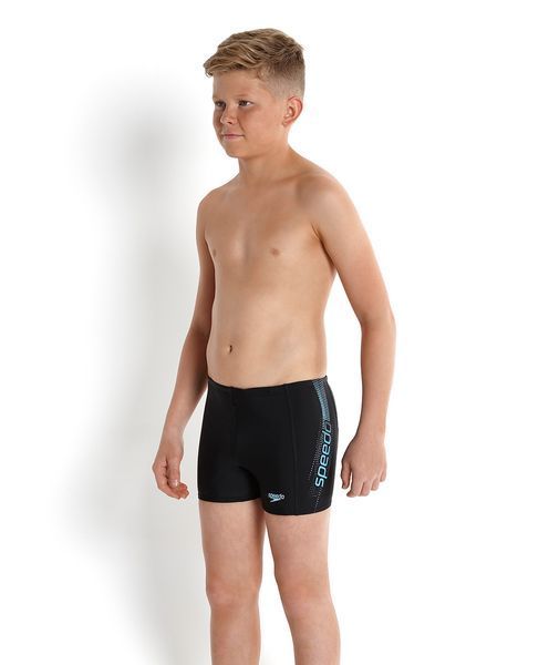 Плавки Speedo Sports Logo Panel Aquashort дитячі чорні (809530A764) 32,UK 809530A764 фото
