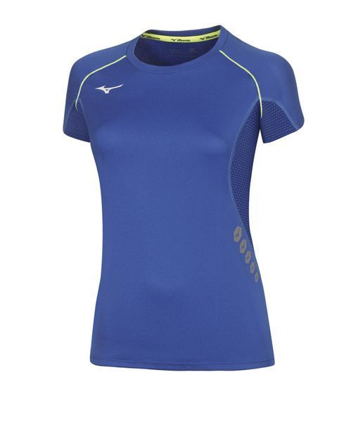 Футболка Mizuno Wom Premium Tee жіноча синя XS (U2EA720222) U2EA720222 фото