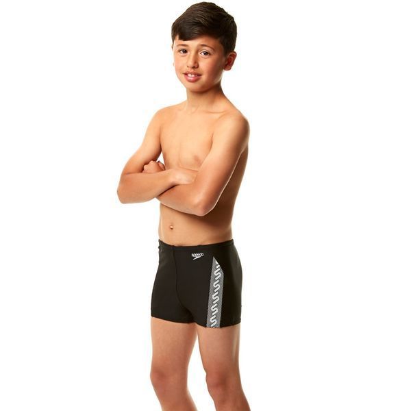 Плавки Speedo Monogram Aquashort дитячі чорні/білі (8093143503) 22,UK 8093143503 фото